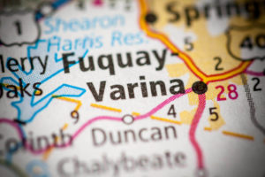 Fuquay Varina on a map