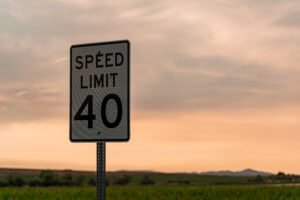 speed limit signage