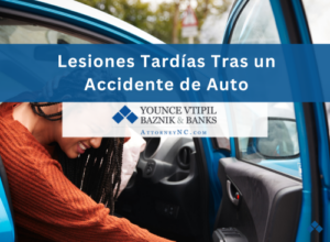 lesiones tardias tras un accidente de auto