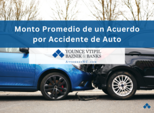 monto promedio de un acuerdo por accidente de auto