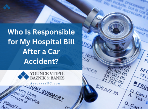 who is responsible for my hospital bill after car accident