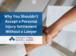 don't accept a personal injury settlement without a lawyer